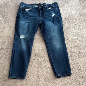 Judy Blue Women's Relaxed Jeans - Deep Blue